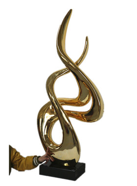 家居软装饰品轻奢home dec酒店售楼处商场走廊落地雕塑摆件艺术品