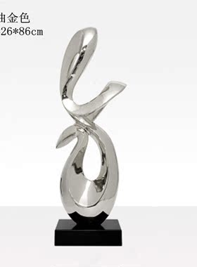 轻奢家居软装饰品树脂工艺品轻酒店走廊售楼处样板间玄关雕塑摆件