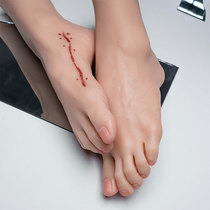 Simulation Foot Mod Jade Foot Real Day Work 39 Yard Private Booking Silicone Gel Female Prosthetic Foot Prop Cooked Female Foot Model Meme Feet