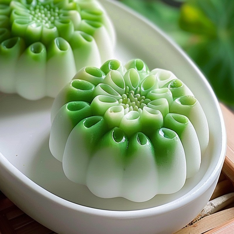 花苞绿豆糕模具糯米糕DIY自制莲花迷你月饼茶果子磨具花朵糕点模