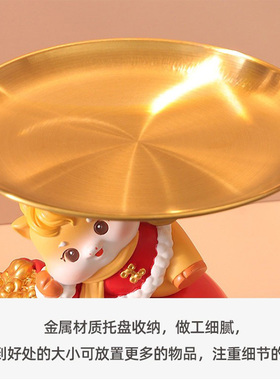 创意树脂摆件马年小马福袋招财礼