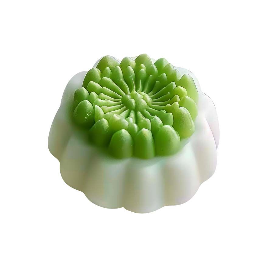 国风花苞绿豆糕模具自制莲花迷你月饼茶果子磨具花朵糕点模不粘模