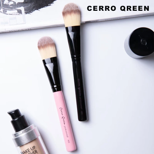 CQ Foundation Brush Brush Foundation Crash Slim Fiber без масляного всасывающего масла и равномерно сделать макияж