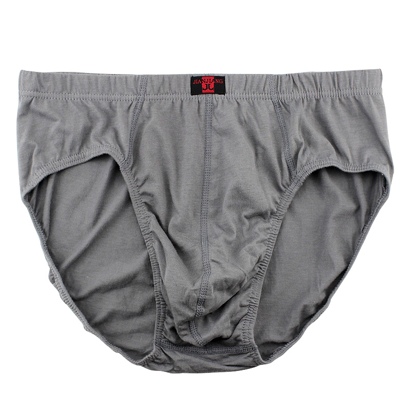 健将纯棉男士三角内裤100%全棉纯色简约宽松透气中腰青年裤衩,淘宝优惠券,粉丝福利购,淘宝优惠卷