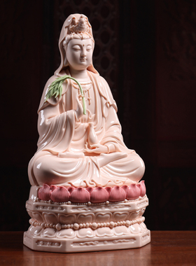 【感恩结缘优惠】观音菩萨家用佛像供奉家里摆件桌面客厅家居装饰