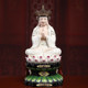 Dai Yutang Ceramic Ornaments Great Sun Tathagata Vairocana Buddha Huayan Three Saints Statue Manjushri Samantabhadra Buddha Statue