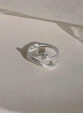 s999足银戒指开口可调节指环