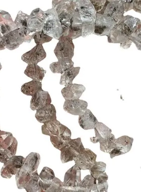 饰品手链手串闪灵原石闪灵钻巴基斯坦圆珠胆黑黄油尖头双天然