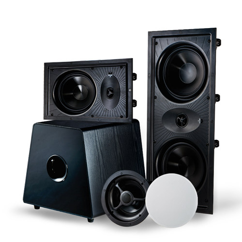英国LD Audio家庭影院系统音箱嵌入式5.1环绕7.1隐藏吸顶音响系统 - 图3