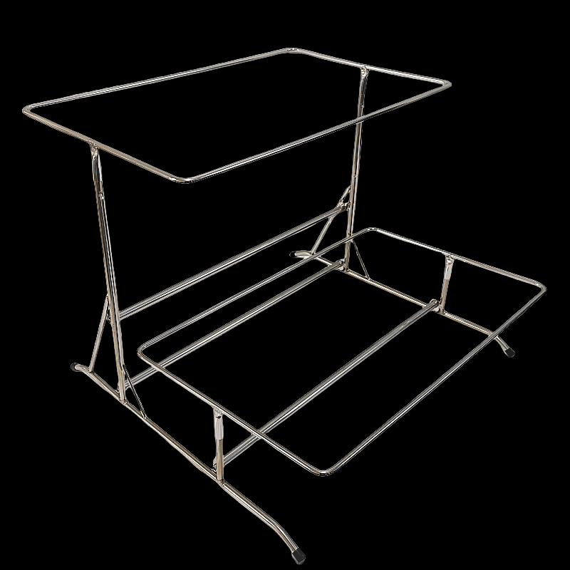 酒店自助餐台食物水果甜品双层多层三层方架子蛋糕展示长方形 - 图2