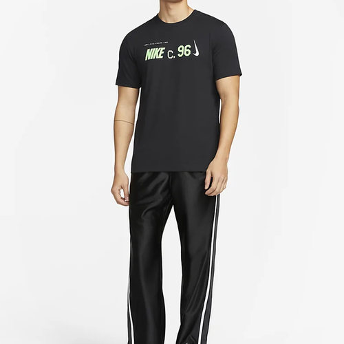 Nike/耐克正品夏季圆领印花男子运动短袖T恤 FD0053-010 - 图1