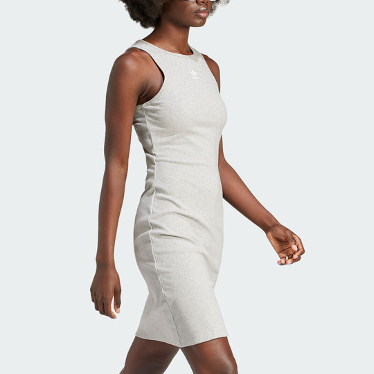 Adidas/阿迪达斯正品三叶草女士修身圆领无袖连衣裙IR5923