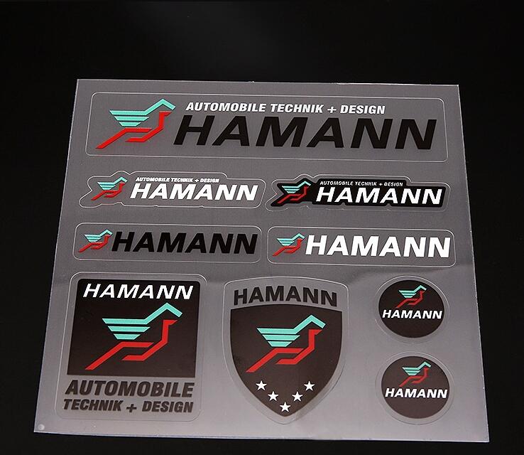 WOLF SMART名爵HAMANN喷绘套装创意个性汽车贴纸装饰贴划痕贴遮挡-图2