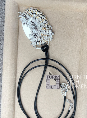 TURIGHT买手店25SS现货Juunngle lab设计师品牌 织呢流苏毛衣链