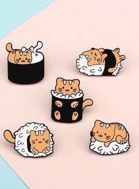 创意可爱猫咪胸针调皮卡通装饰品