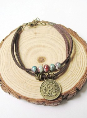 十二星座手链女韩国学