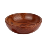 Сплошная древесина приливная древесина, в стиле западной европейской в ​​стиле крупная деревянная миска рисовая миска, миска, миска, миска суп -лапша тарелка с фруктами