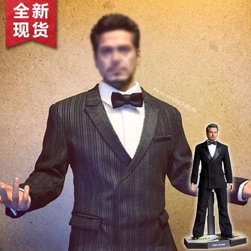 MK100钢铁侠赛车服纳米服托尼搭MK5可动模型人偶兵人服装赛车头盔 - 图2