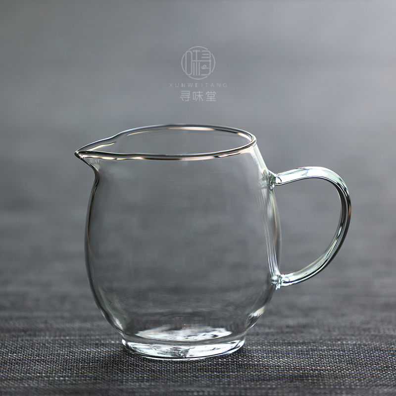 优质耐热玻璃公道杯｜耐高温中大号高硼硅大容量茶海匀杯家用茶具 - 图1