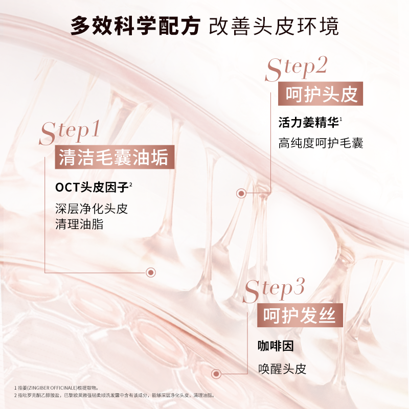 欧莱雅生姜洗发水护发素洗护套装强韧发根无硅油洗头水洗发露正品,淘宝优惠券,粉丝福利购,淘宝优惠卷