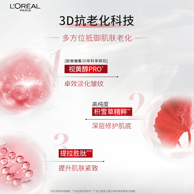 欧莱雅复颜提拉紧致抗皱面部乳液 欧莱雅乳液/面霜