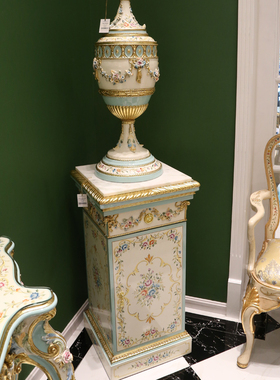 茱莉安纯手绘花冠系列落地摆件