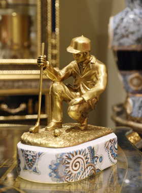 欧式艺术彩绘桌面摆件