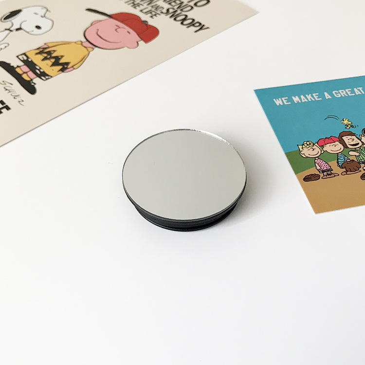 镜面纯色气囊支架伸缩桌面气垫手机懒人支架简约补妆照镜子指环扣,淘宝优惠券,粉丝福利购,淘宝优惠卷