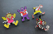 McDonalds Four Small Pins Remembrance Chapter McDonalds Uncle Brooch Burger God Steal PIN Big Bird Sister