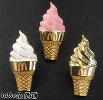 McDonalds McDonalds cylinder ice cream badge PINS full set of 3 ice cream badges badge commemorative badge