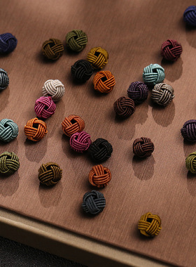 龙结佛珠手链球4层多色小号项链