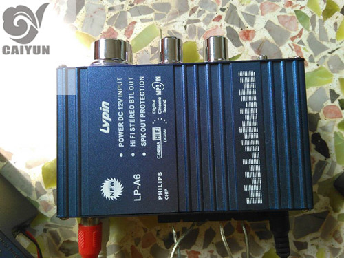 Lvpin品牌180W双声道低音小功放，12V家用汽车车载音响功放机 - 图1