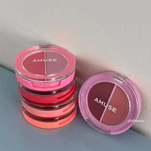 【一枝南南同款】Amuse果汁唇颊两用保湿滋润口红腮红多用腮红膏 - 图0