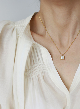 不褪色出口工艺母贝项链