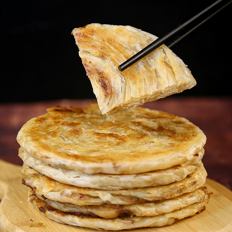 老上海风味葱油饼经典手工大饼牛肉馅锅盔特产煎饼速食半成品商用