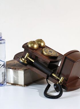 欧式复古民国风壁挂电话机模型