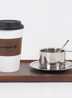 样板间厨房橱柜咖啡系列层架组合摆件装饰品咖啡豆储物罐瓶杯道具