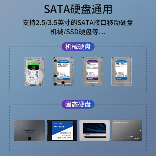 USB3.0SATA串口IDE并口硬盘盒电脑外置3.5寸金属移动硬盘盒-图1