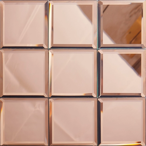 Черный цвет черный золотой стеклянный стеклянный мозаика