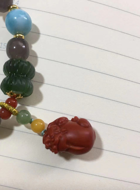 老型珠手链原创和田玉原创