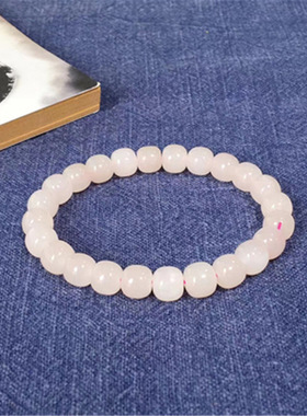 天然青海料藕粉和田玉女饰品礼物