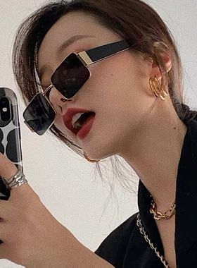 搞怪眼镜ins大脸欧美复古潮抖音