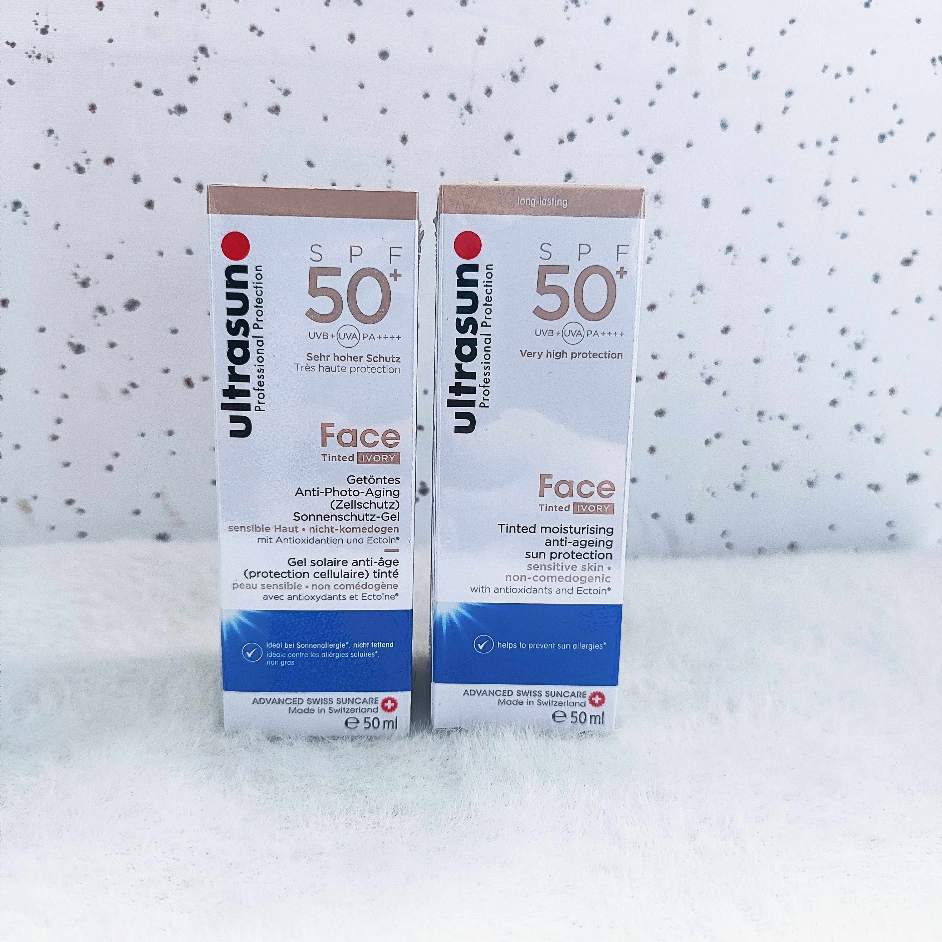 25年6月 瑞士ultrasun 优佳修颜防晒霜（象牙白）spf50 50ml 遮瑕 - 图1