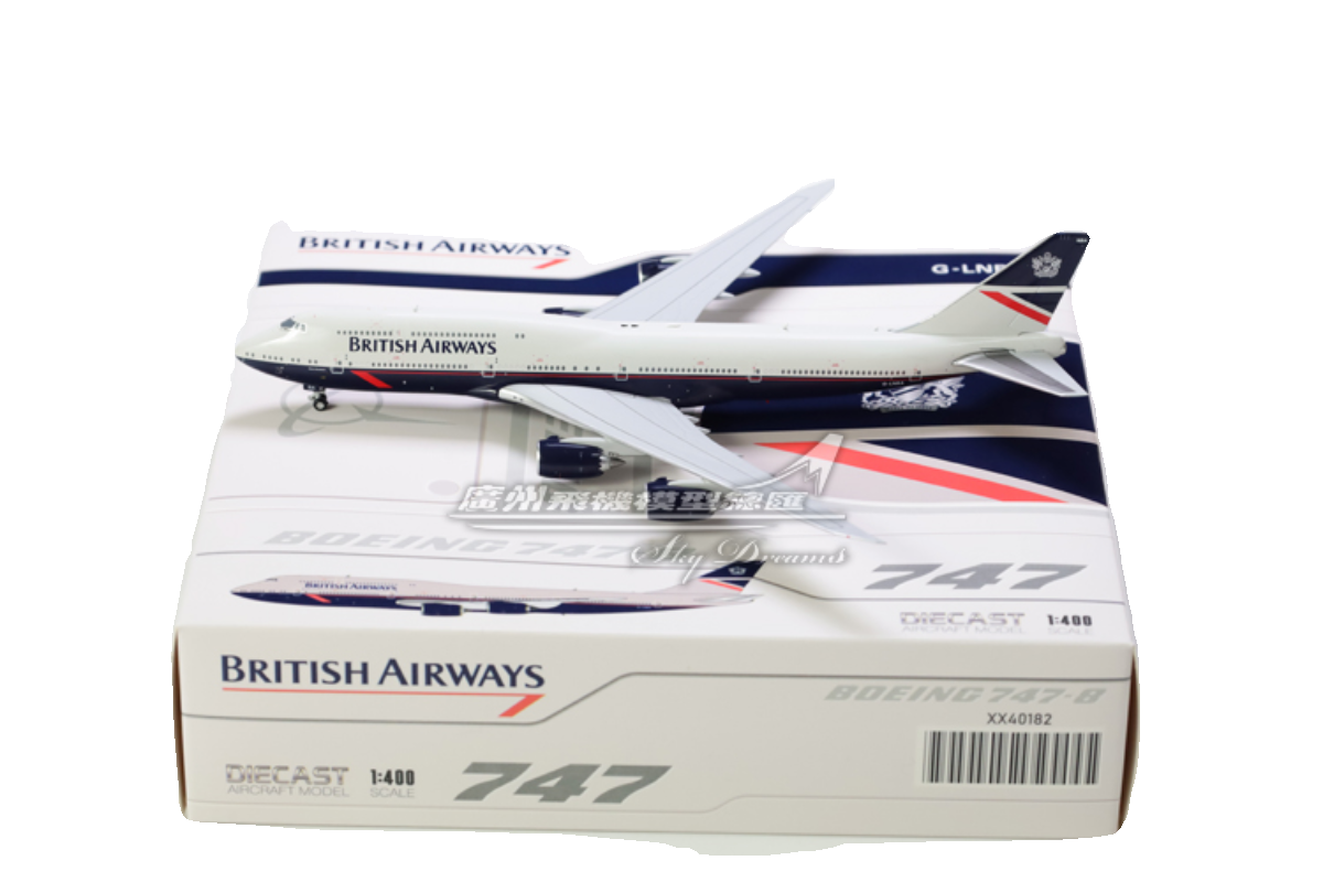 JCWINGS XX40182 英国航空 British Boeing B747-8i G-LNBA 1:400 - 图3