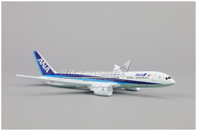 全日空航空 ANA 波音 B787 JA887A 合金 仿真 客机 飞机模型 16cm - 图2