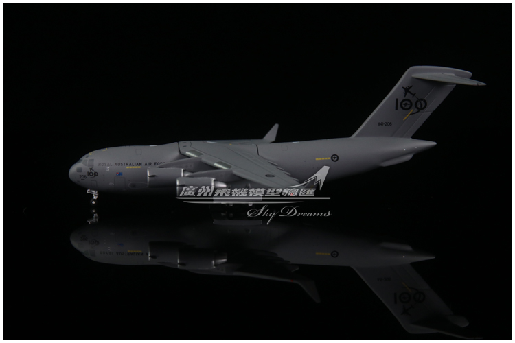 GeminiJets GMRAA109 澳大利亚空军 C-17A A41-206 1:400 - 图0