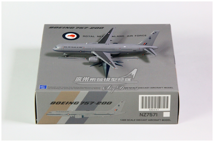 JCWINGS XX4468 新西兰空军 波音 B757-200 NZ7572 飞机模型1:400 - 图3