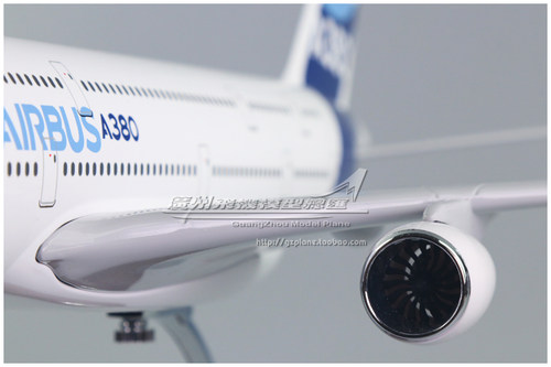 空中客车空客 Airbus A380 原型机 F-WWOW 树脂仿真飞机模型 45cm - 图2