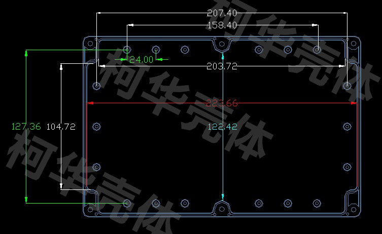 安防监控电源电子仪表外壳 密封盒 接线盒 防水盒F15:230*150*85,淘宝优惠券,粉丝福利购,淘宝优惠卷