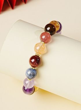 【2026新款】普陀山新水晶手串水晶多宝招財手链女生生日新年礼物